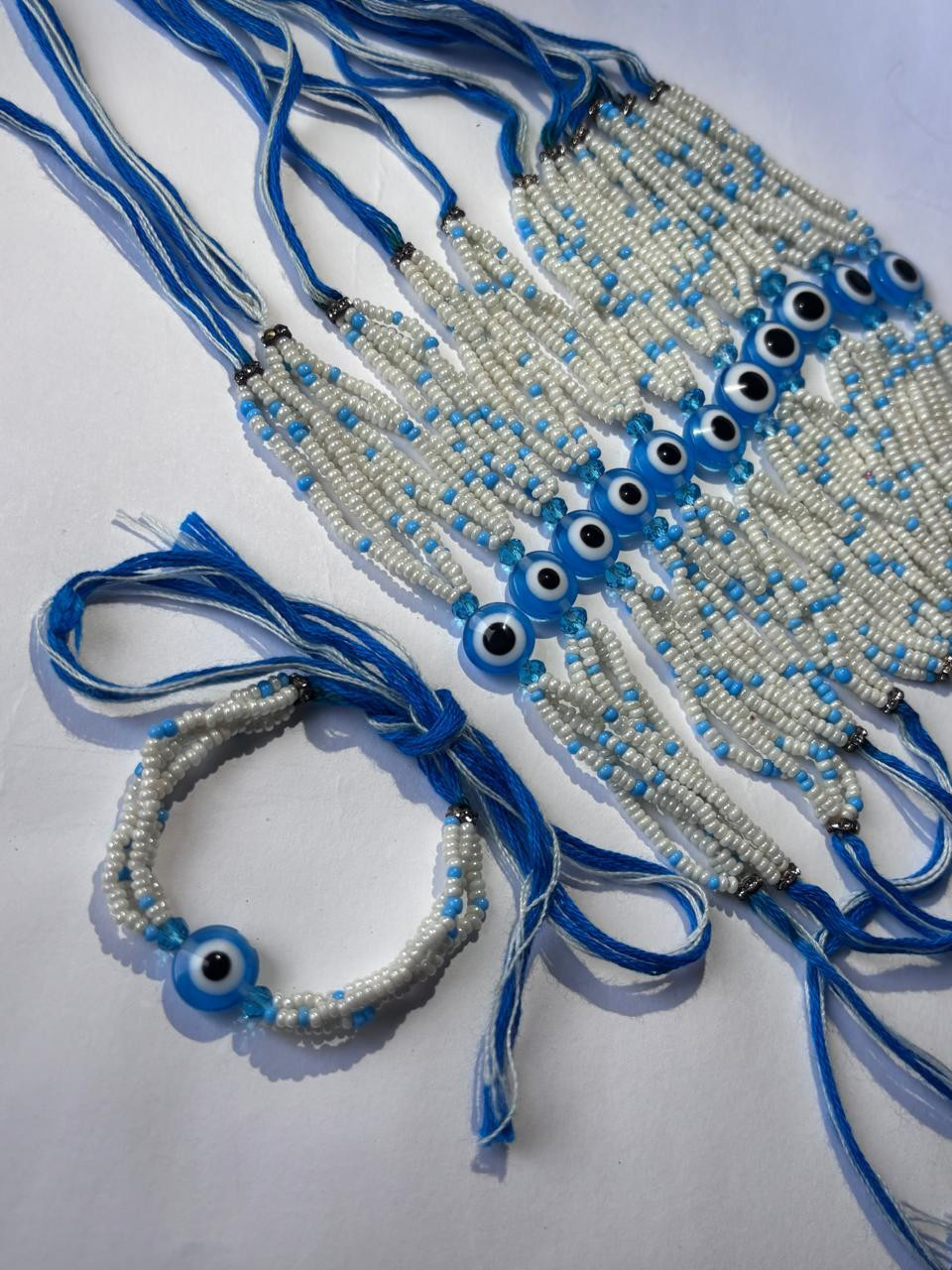rakhimilan EE-BEAD-RK-BW01 Mauli Thread Lumba Set image 1
