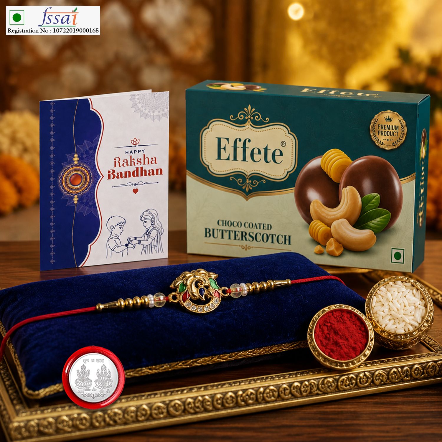 flipkart smartbuy Rakhi With Chocolate|Roli-chawal|Coin|Greeting Card_SB_K1_1196_BS32_YR Assorted Gift Box-picture-15
