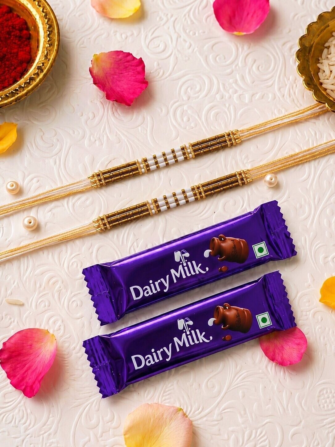 poorak Rakhi Set Assorted Gift Box-picture-18