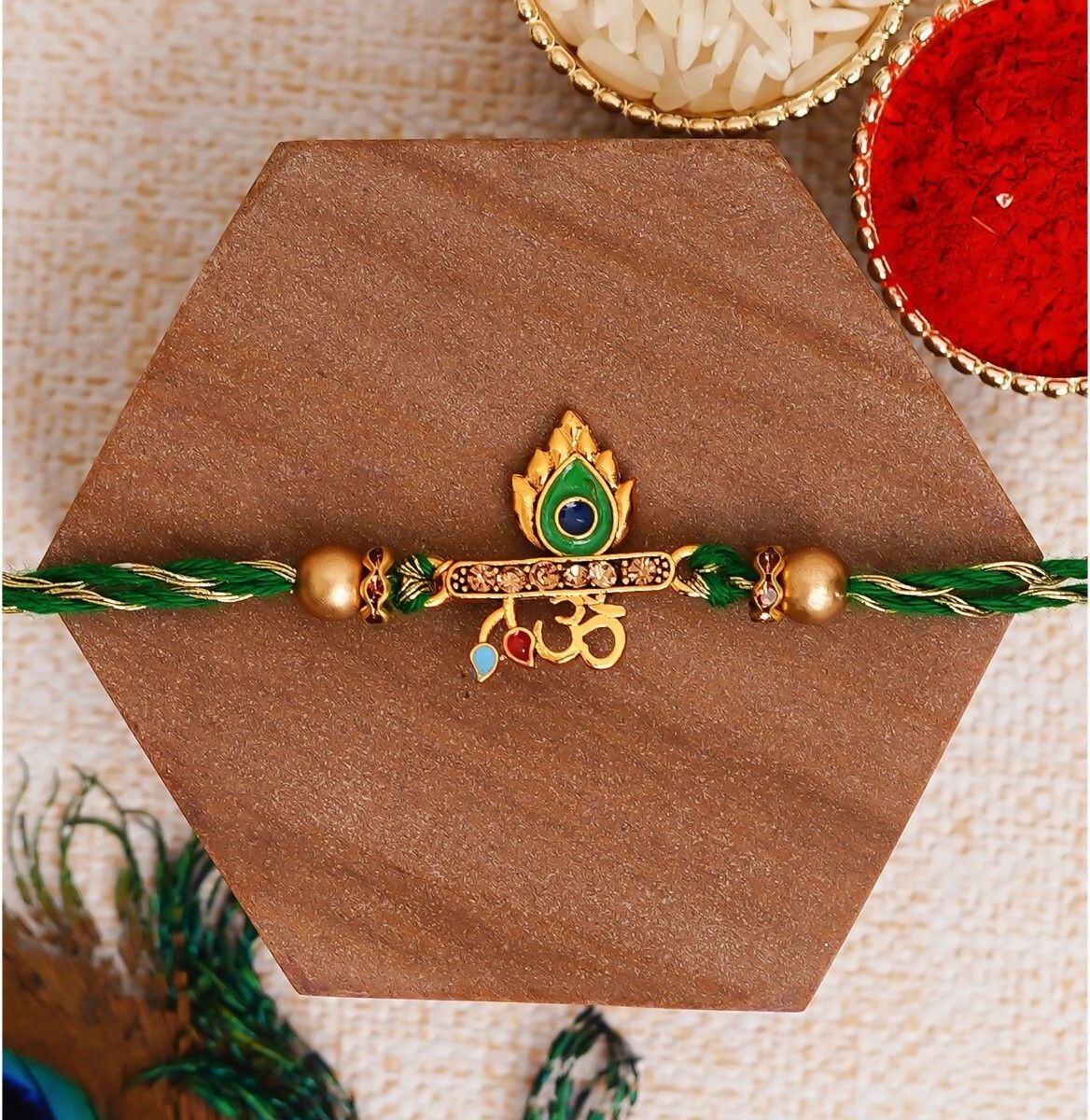 flipkart smartbuy Designer D1283 Assorted Chawal Roli Pack, RakhiSet-picture-22