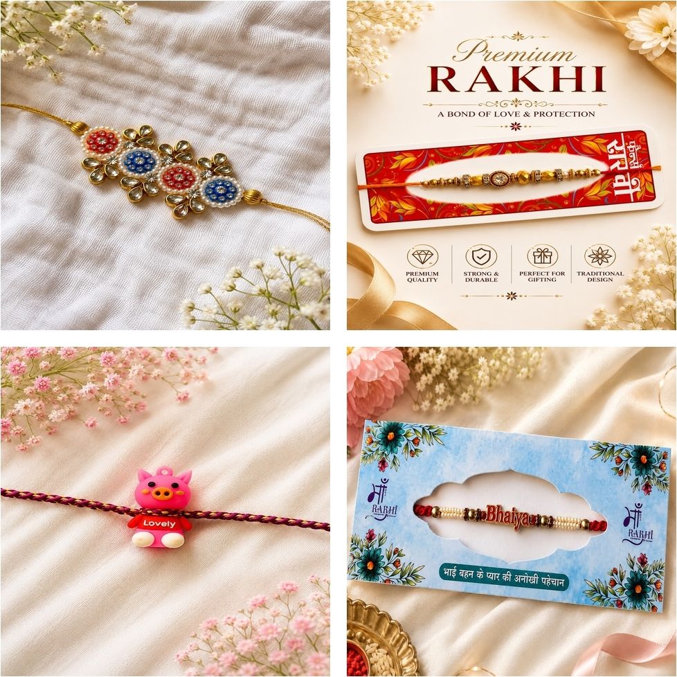 crowndecals Designer EFD1745 Assorted Rakhi Set-picture-21