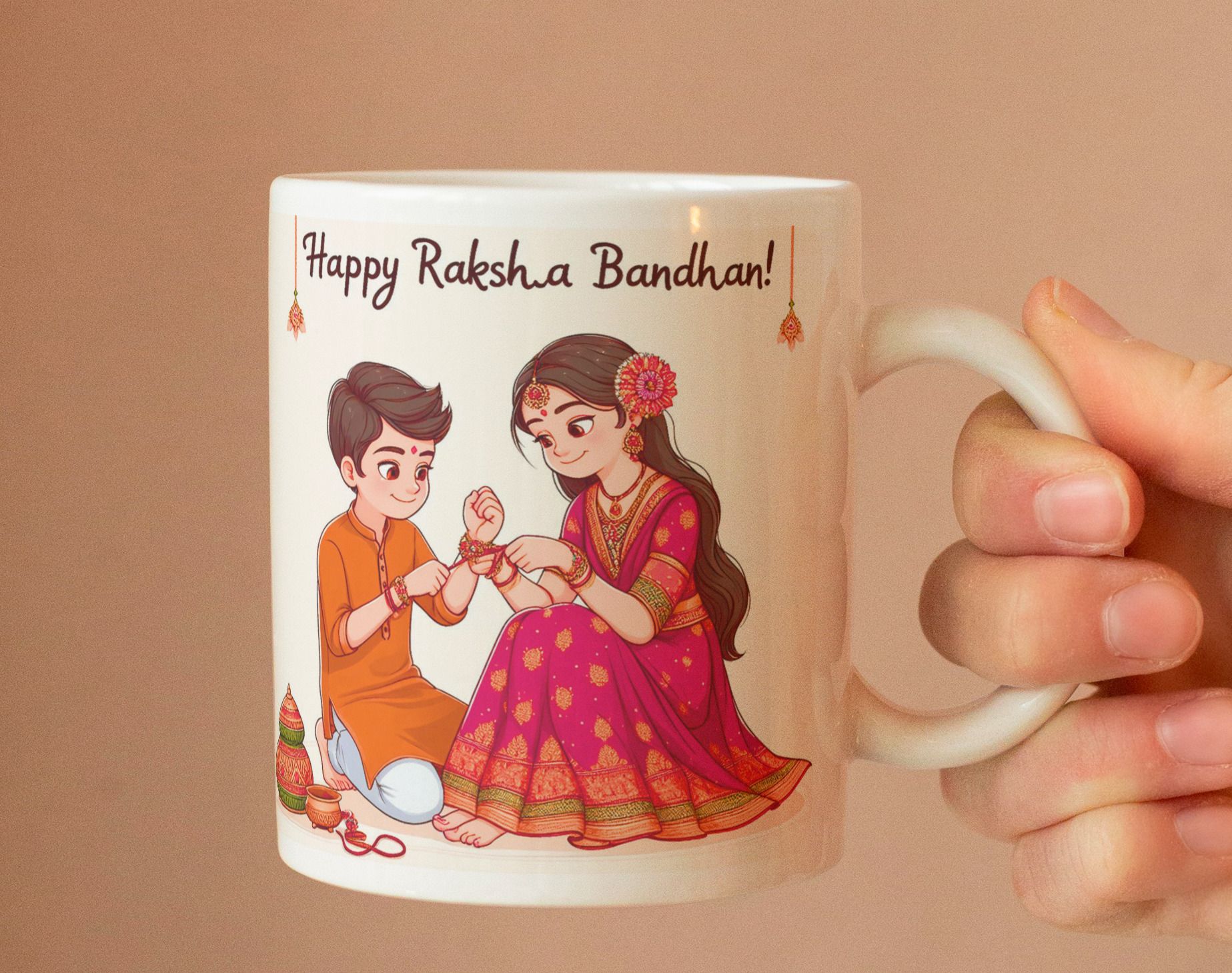 morkund Rakhi Celebration Coffee RKBD4 New3 RKBD4 New3 Ceramic Coffee Mug-picture-47