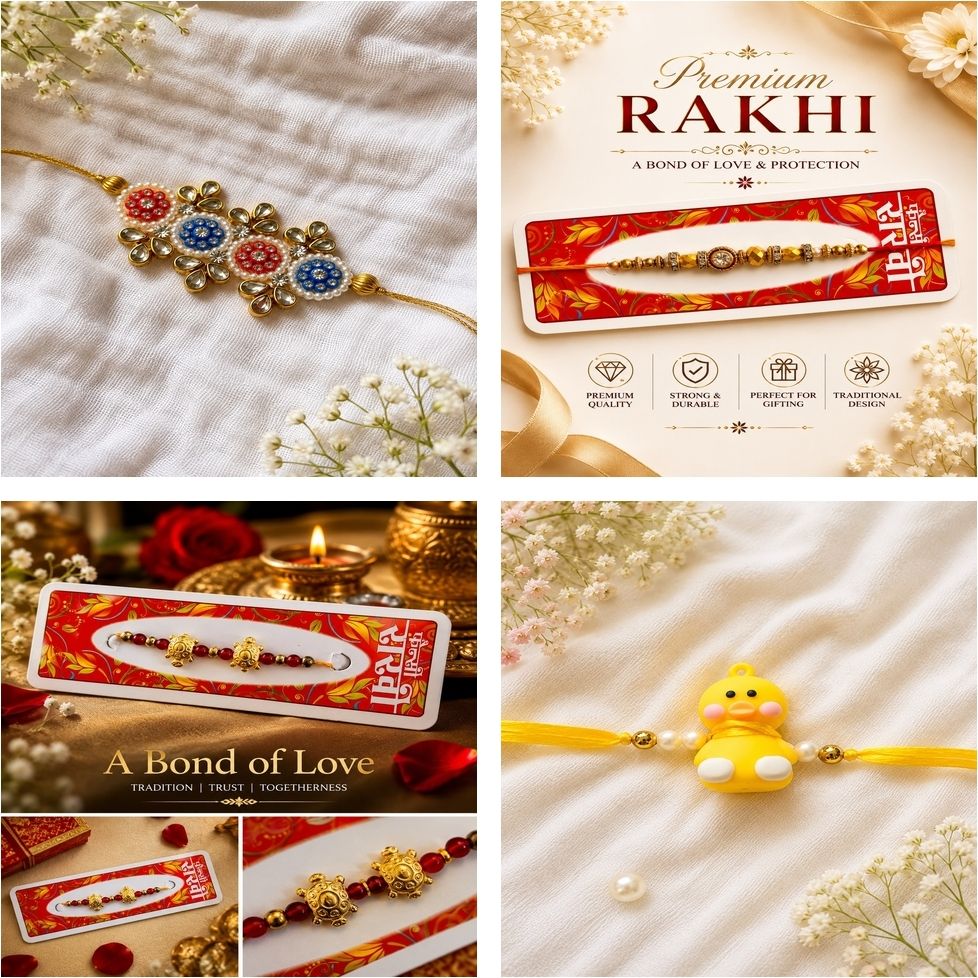 Designer UKP1807 Assorted Rakhi Set-image-32