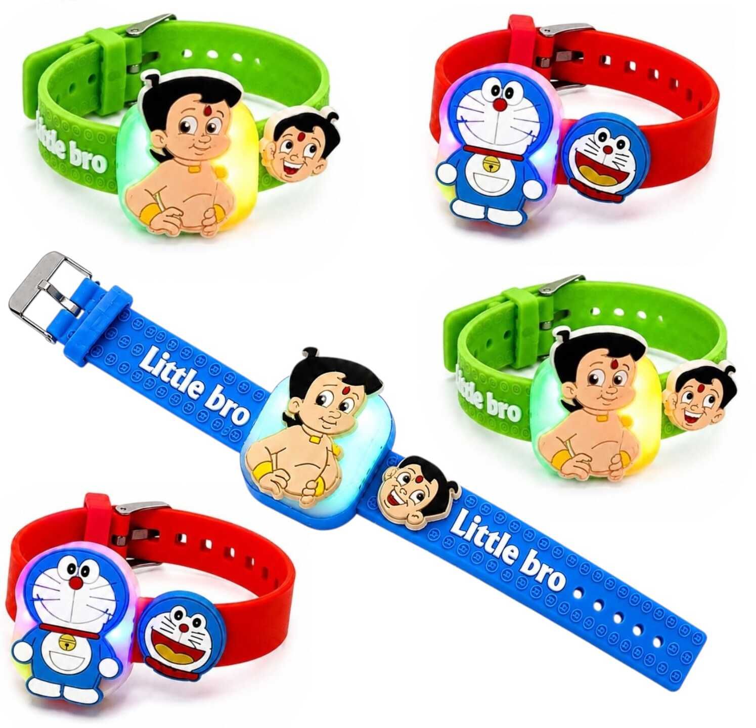 Kids Kids LED Rakhi Bracelet |Best Rakhi Gift |Raksha Bandhan Gift for Kids Assorted Rakhi Set-image-45