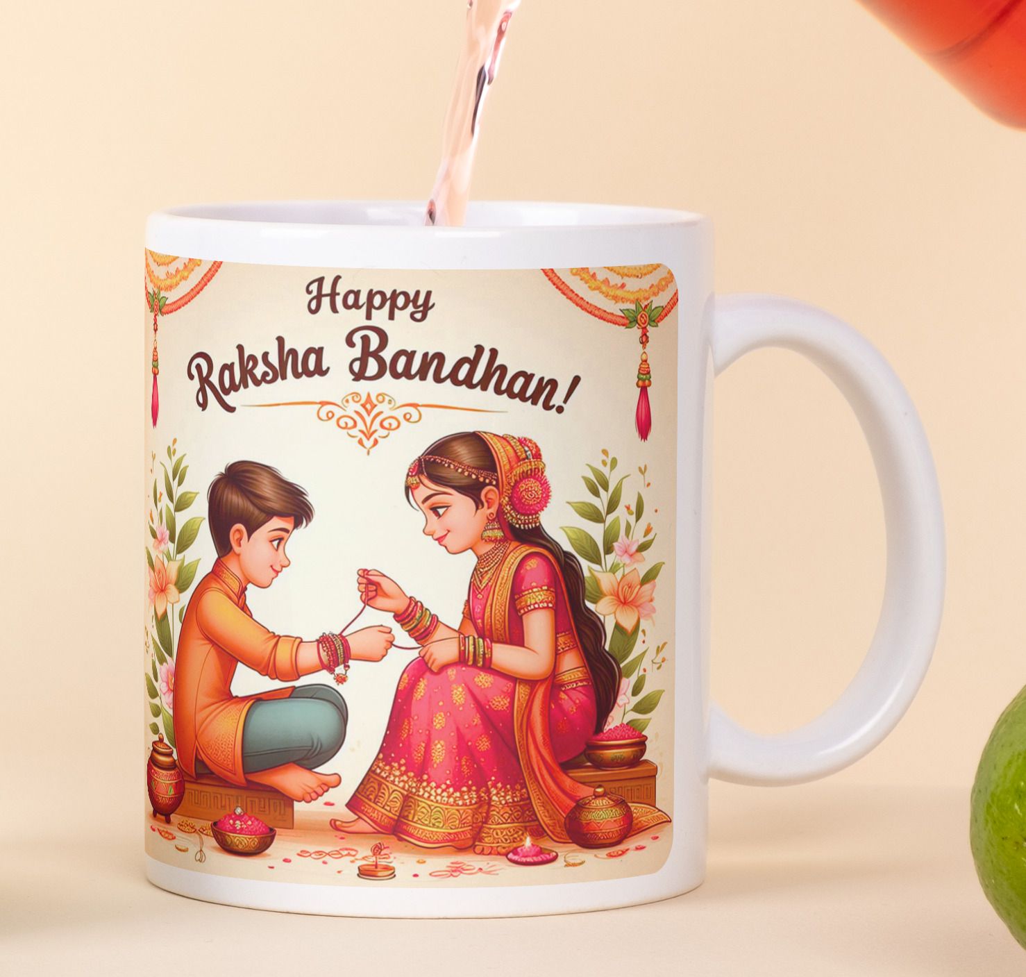 hn trends Brother Sister Rakhi RKBD5 New4 RKBD5 New4 Ceramic Coffee Mug-picture-14