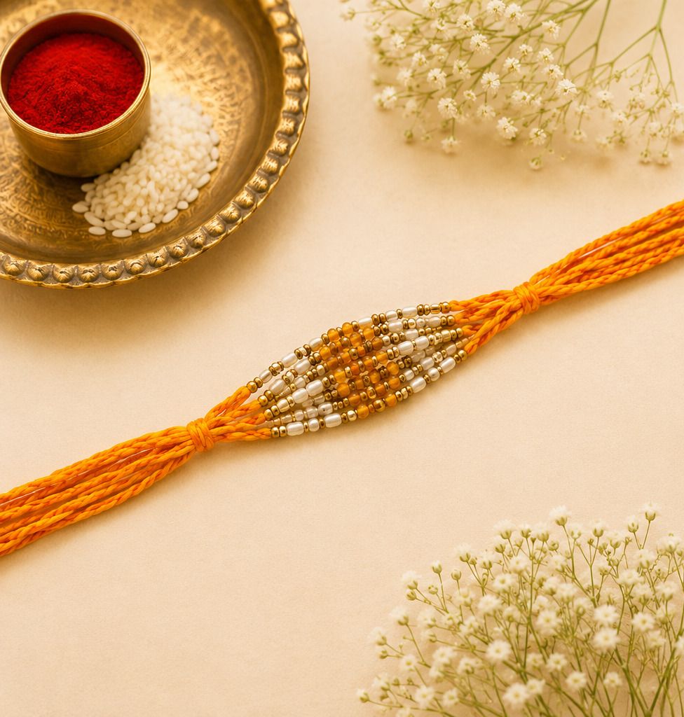 therakhico Designer D920 Yellow Assorted Rakhi Set-picture-16