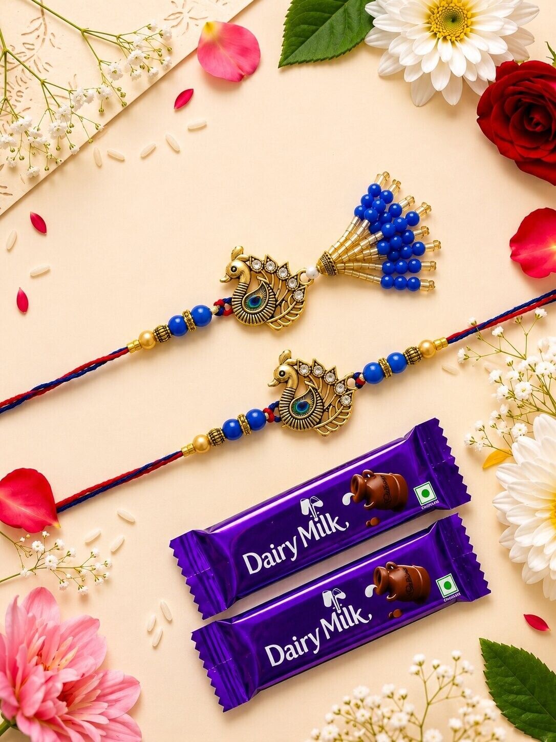 poorak Rakhi For Brother Assorted Gift Box-picture-20
