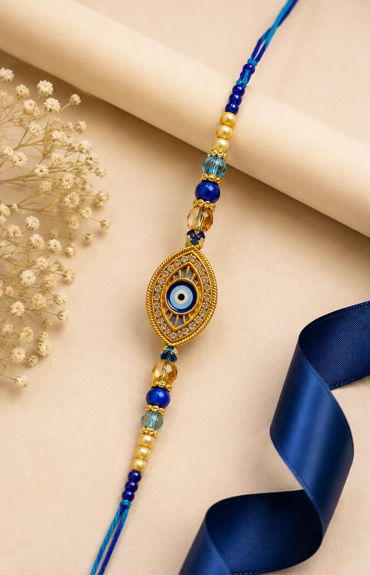 Designer Evil Eye 3610 Assorted Rakhi Set-image-42