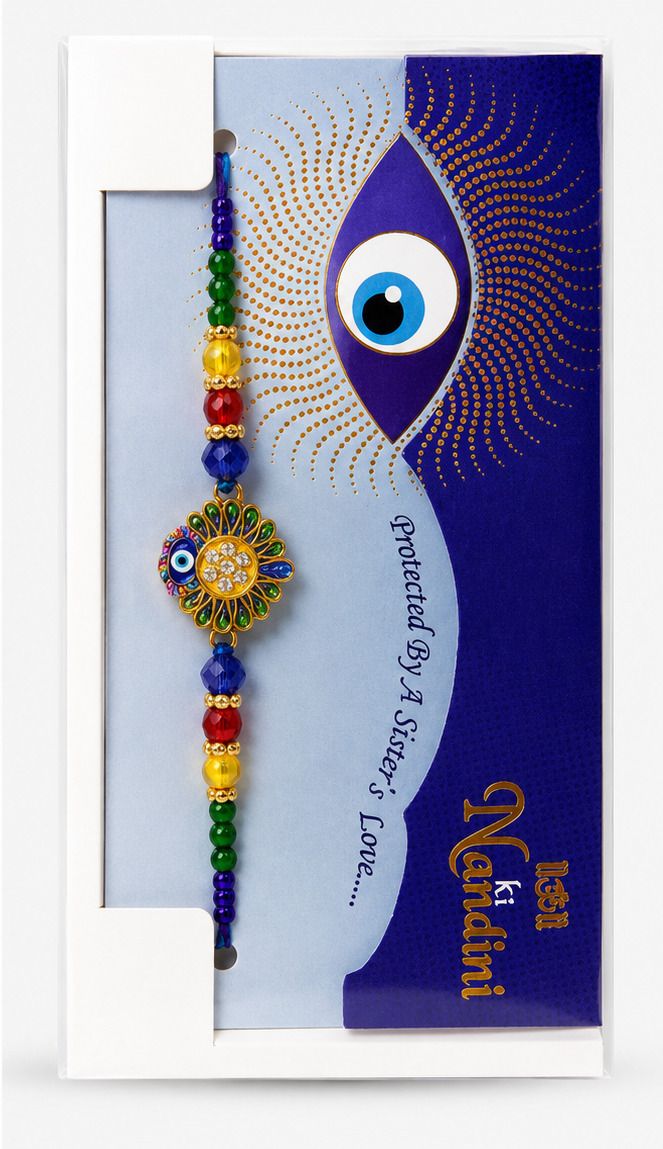 Designer Evil Eye 3606 Assorted Rakhi Set-image-7
