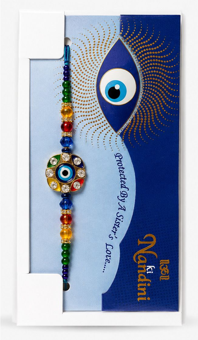 Designer Evil Eye 3607 Assorted Rakhi Set-image-41