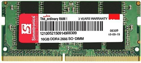 SIMMRTONICS DDR4 16GB 2666 LAPTOP DDR4 16 GB (Single Channel) Laptop (DDR4 16GB 2666 LAPTOP) image 1