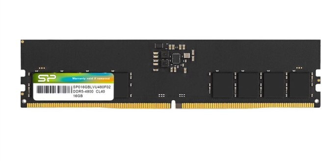 SILICONN POWER DDR5 UDIMM DDR5 16 GB (Single Channel) PC (SP016GBLVU560F02) image 1