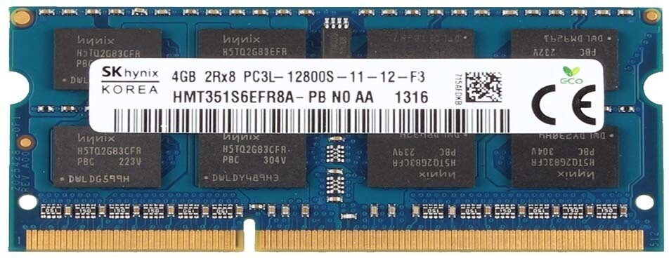 Hynix Low voltage or L DDR3 4 GB Laptop (PC3L-12800) image 1