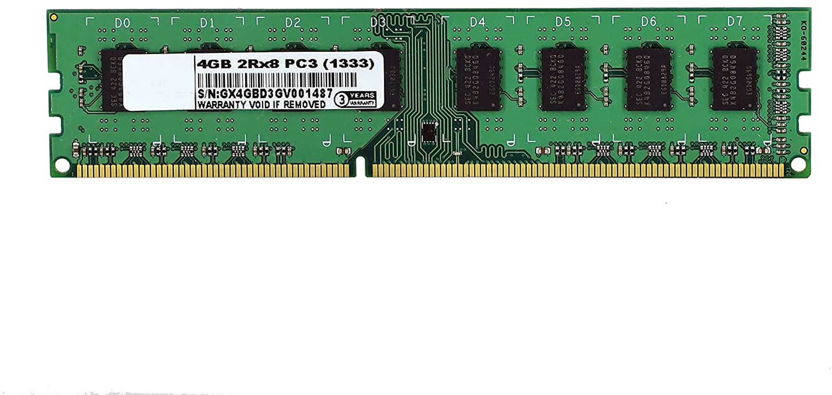 RNC DDR3 1600MHZ DDR3 4 GB PC (DESKTOP PC RAM DDR3 4GB 1600MHZ) image 1