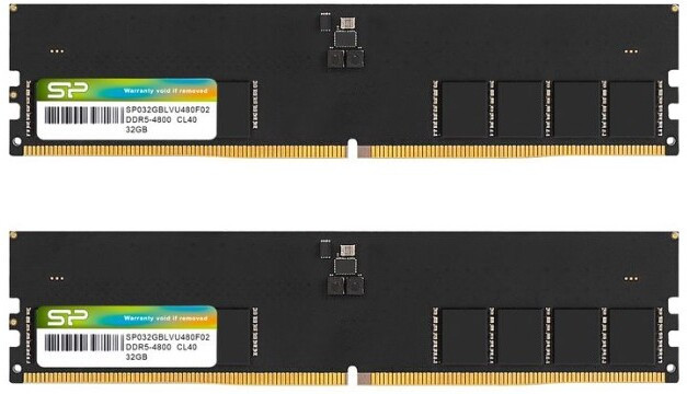 SILICONN POWER DDR5 UDIMM DDR5 32 GB (Dual Channel) PC (SP064GBLVU480F22) image 1