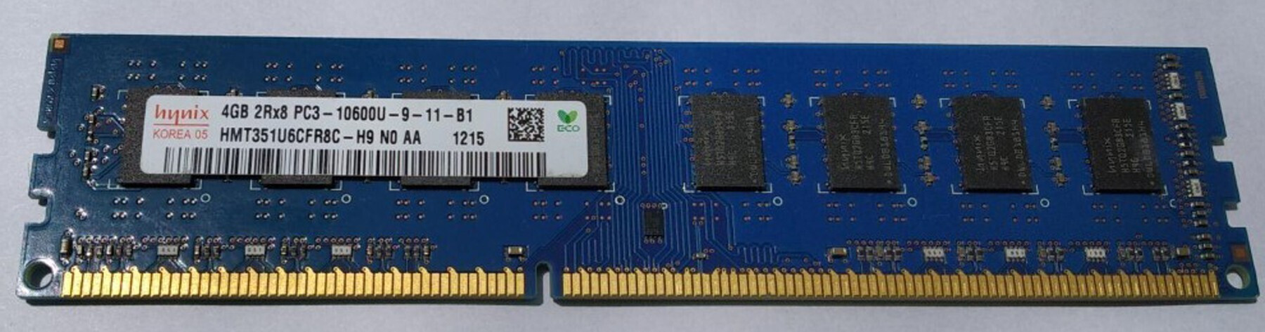 Hynix 10600/1333 DDR3 4 GB PC (HMT351UCFR8C-H9 PC3 10600U) image 1