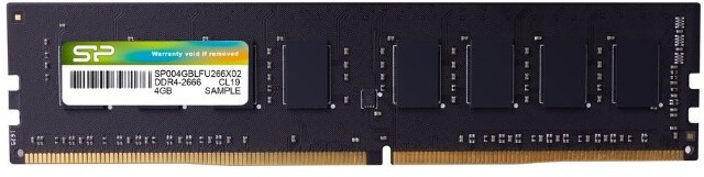 SILICONN POWER DDR4 UDIMM DDR4 4 GB (Single Channel) PC (SP004GBLFU266X02) image 1