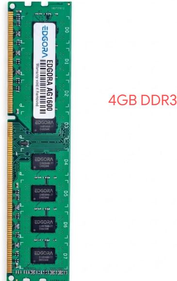Edgora BLACK DDR3 4 GB (Dual Channel) Laptop, PC, Server DDR3 (DDR3 Desktop RAM 1600MHz Long-DIMM Memory - High-Speed)-image-35