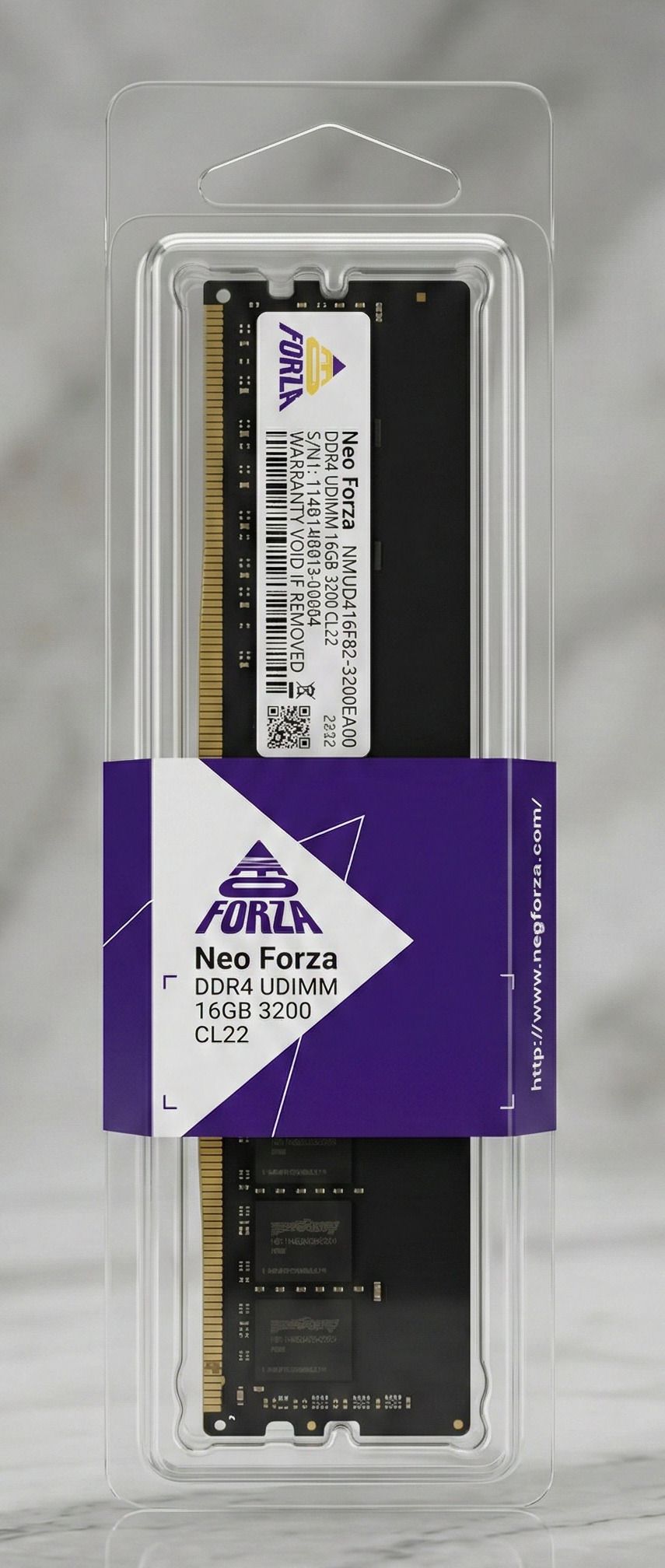 Neo Forza DDR4 UDIMM 3200Mhz CL22 DDR4 16 GB (Single Channel) PC DDR4 (NMUD416F82-3200EA00)