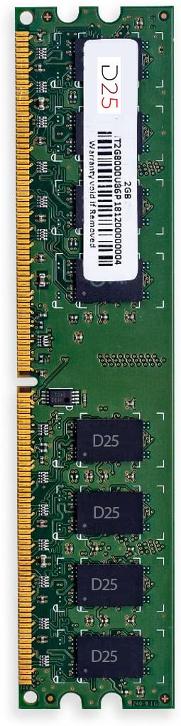 D25 2GB DDR2 Desktop RAM 667MHz Long-DIMM Memory DDR2 2 GB (Dual Channel) Laptop DDR2 Desktop RAM (Boost Your Computer's Performance with Reliable Memory Upgrade- 10 Year Warranty)