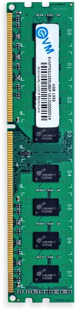 EVM Desktop RAM DDR3 4 GB PC DDR3 (1333MHz Long-DIMM Memory)