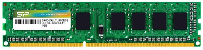 SILICONN POWER DDR3 UDIMM DDR3 4 GB (Single Channel) PC (SP004GLLTU160N02) image 1