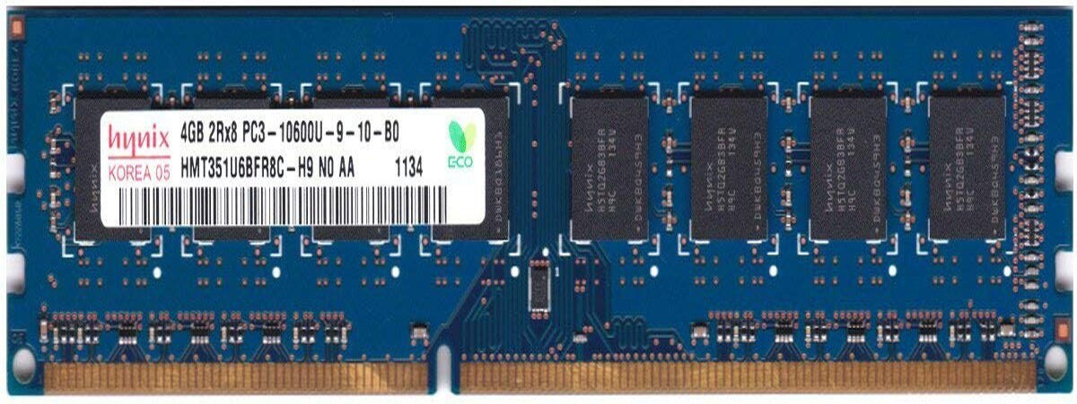 Hynix ddr3 DDR3 4 GB (Dual Channel) PC (HMT351U6BFR8C-H9 PC3-10600U) image 1