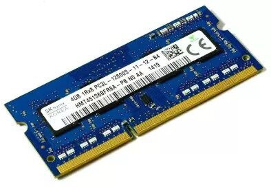 Sk Hynix PC3L 12800S DDR3 4 GB Laptop (4GB DDR3 LAPTOP RAM) image 1