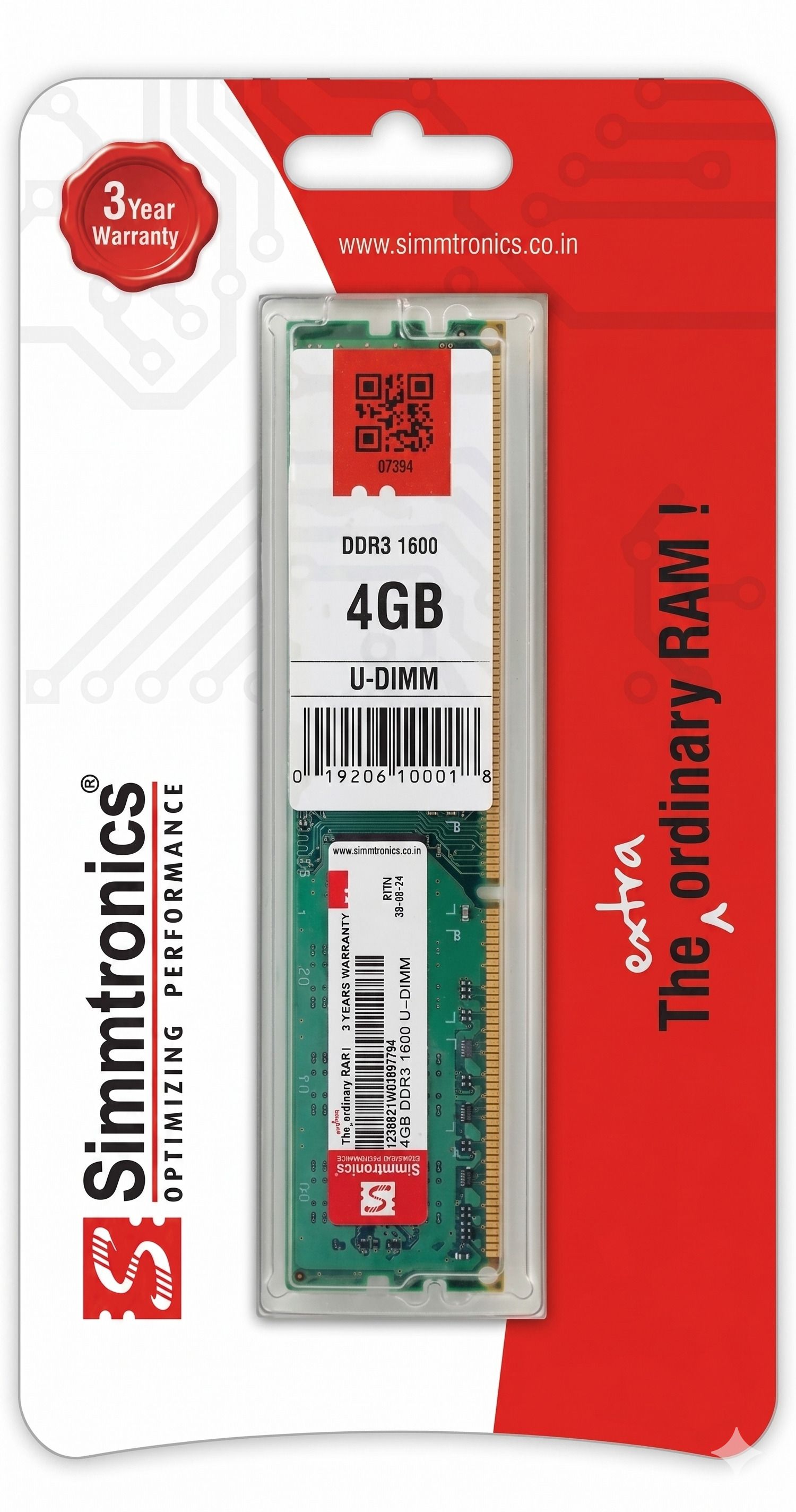 simtronics RAM DDR3 4 GB PC SDRAM (1600 DESKTOP)-image-16