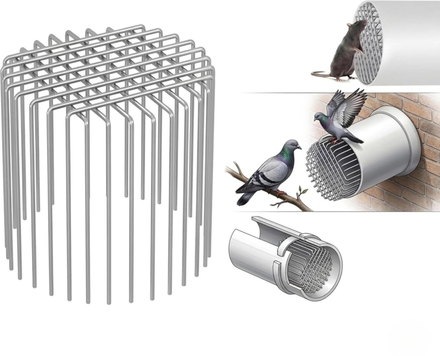 aatulya Metal Wire Grid Drain Live Trap-picture-10