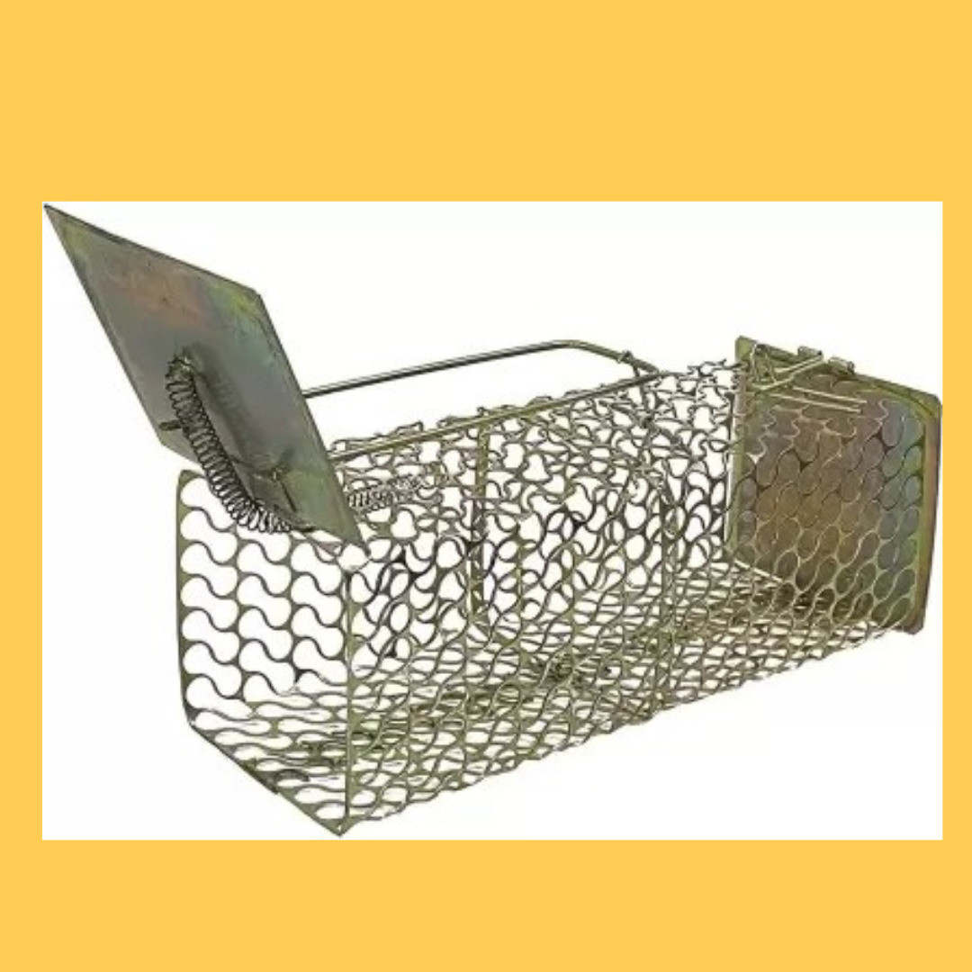 saanvi Rat Trap cage mechanism of this mouse trapper is secure and escape proof catcher Live Trap image 1