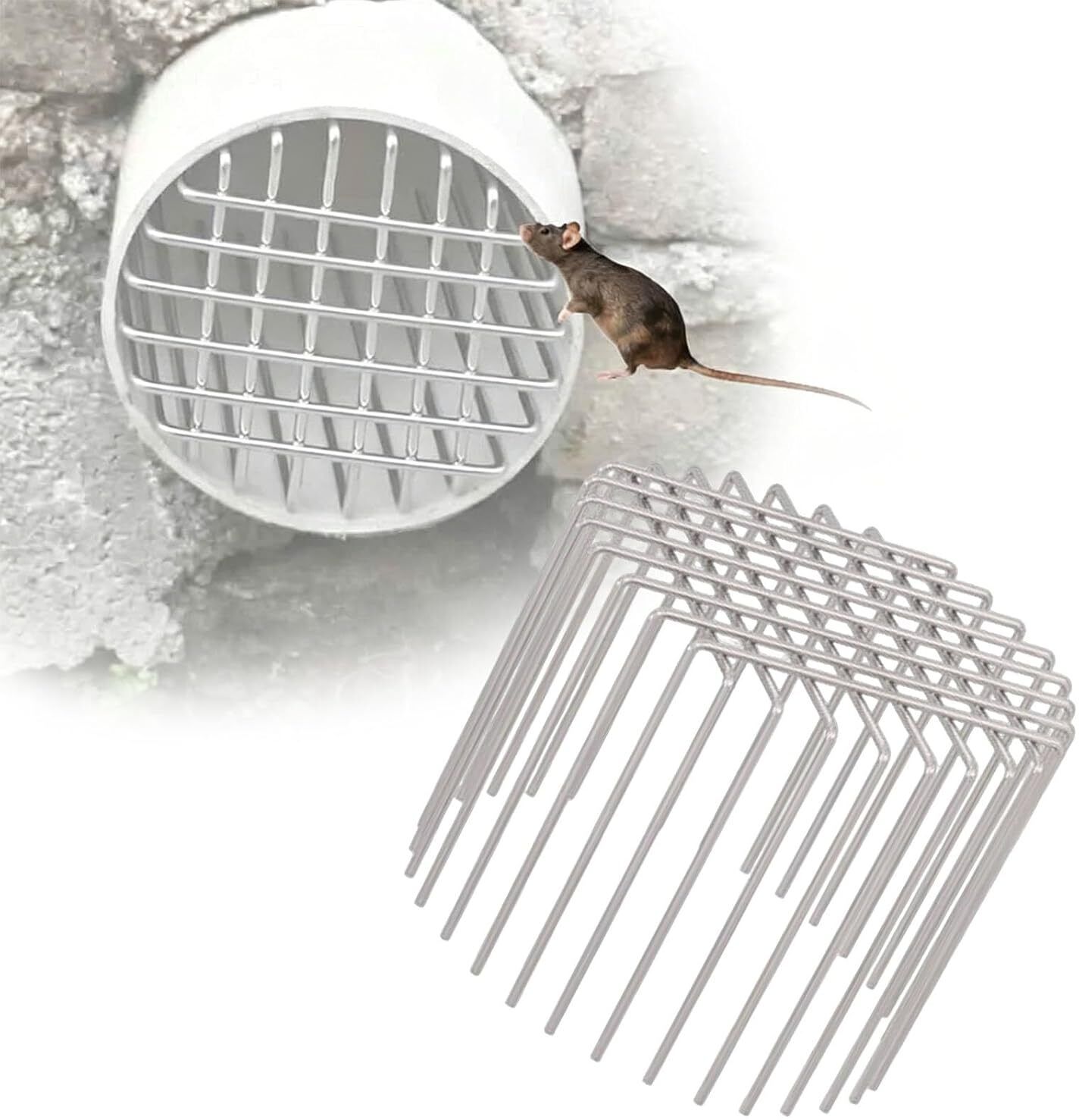 stainless steel anti-rat drain pipe cover live trap