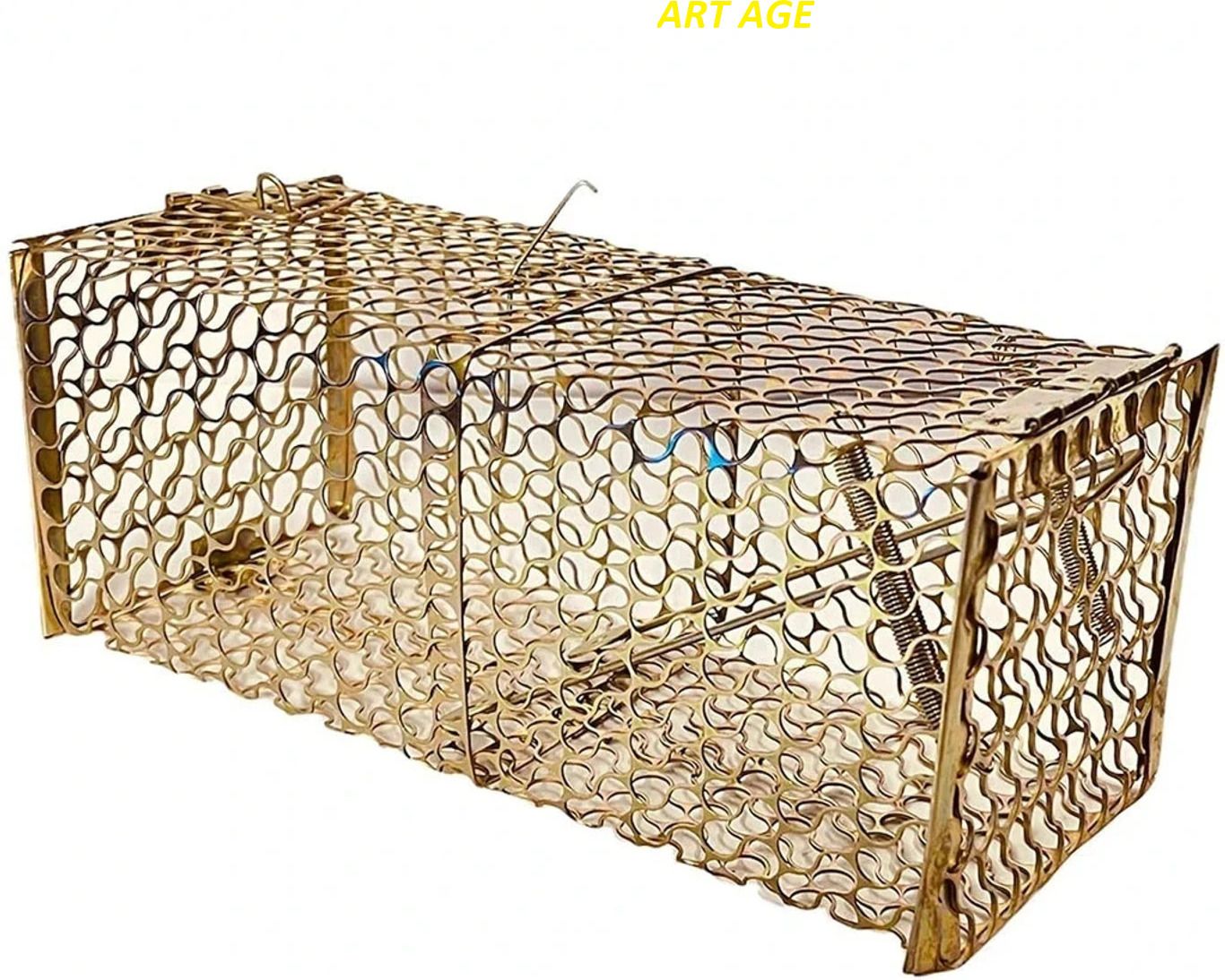 pack of 1 rat mouse trap cage multicolor design - code mm 4 live trap