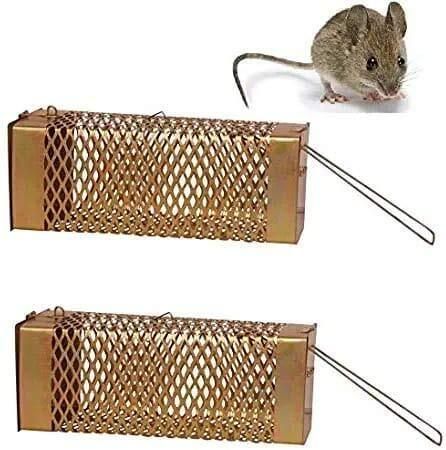 udayog BURFI Rat TraP- Small Iron Trap/Catcher Cage Rustic Copper Live Trap(PACK OF 2) Live Trap-picture-10