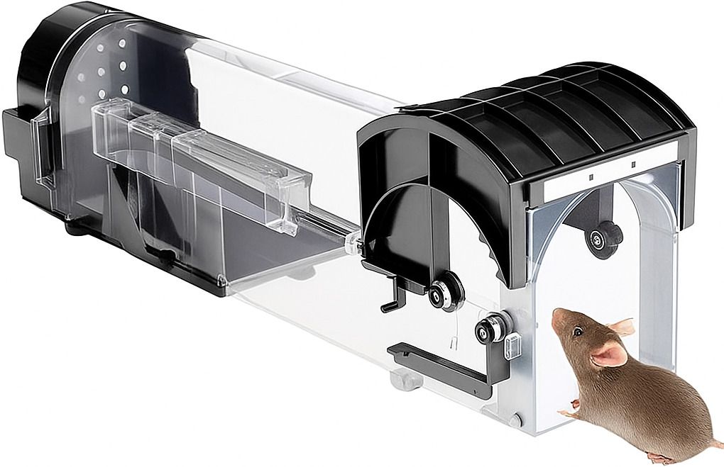Rat Trap 32cm | Humane No-Kill Mouse Catcher for House, Office & Warehouse Live Trap