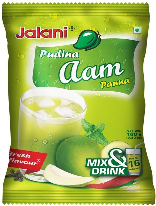 jalani Pudina Aam Panna Powder | 100g Pouch makes 4 Litres | No Artificial Color-picture-34