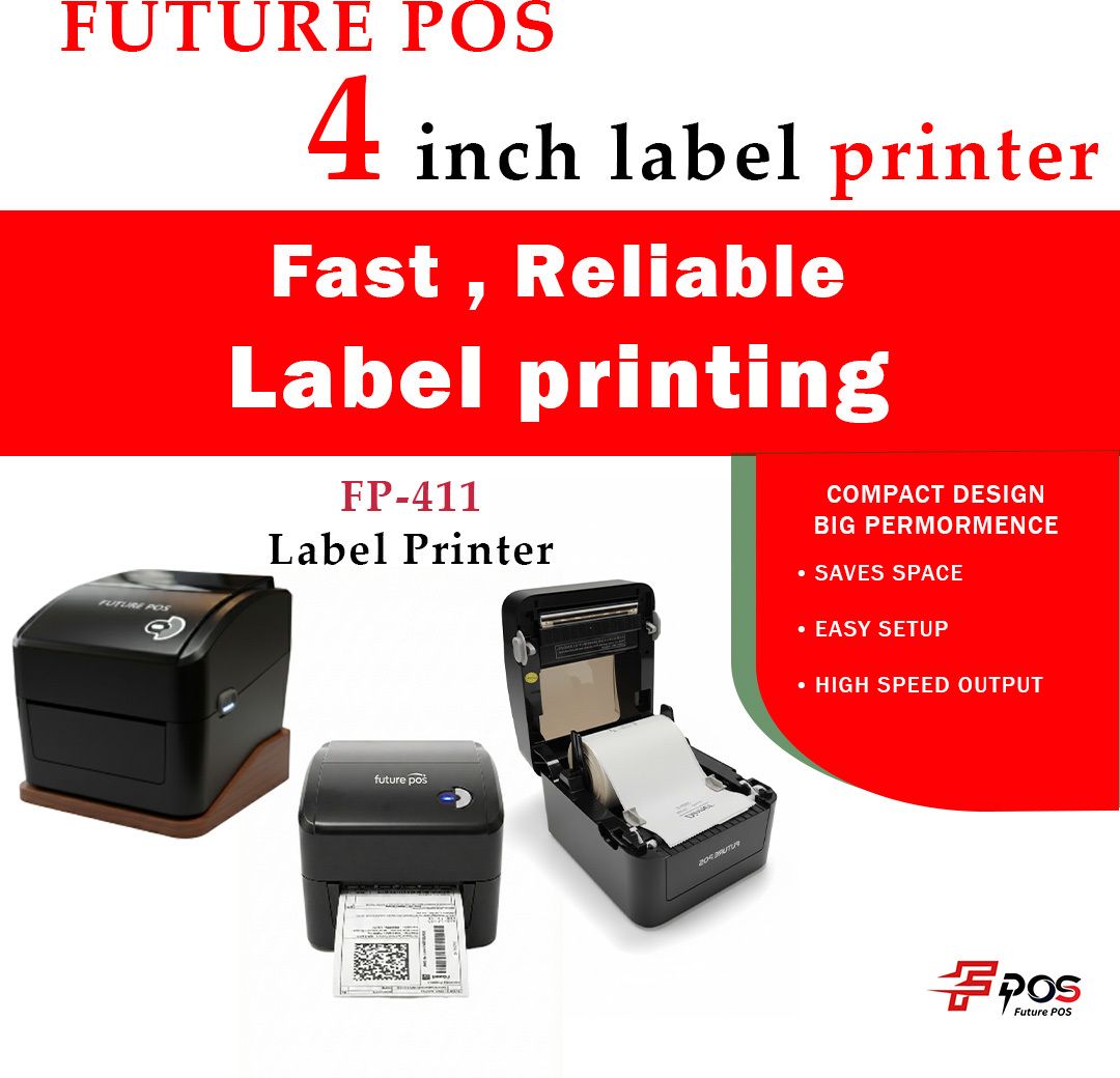 FUTURE POS FP-411UB Label Printer for Retail Business Thermal Receipt Printer-image-29