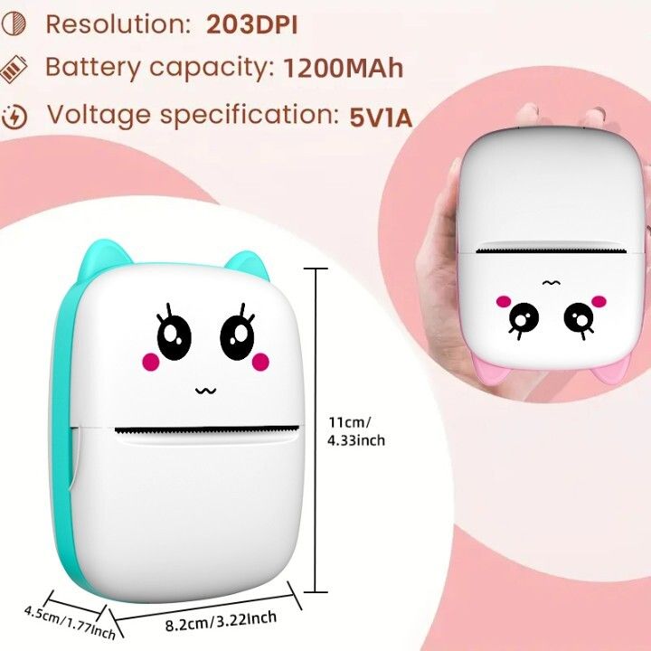 Namoswa GA-E200 Mini Portable Bluetooth Thermal Printer-picture-45