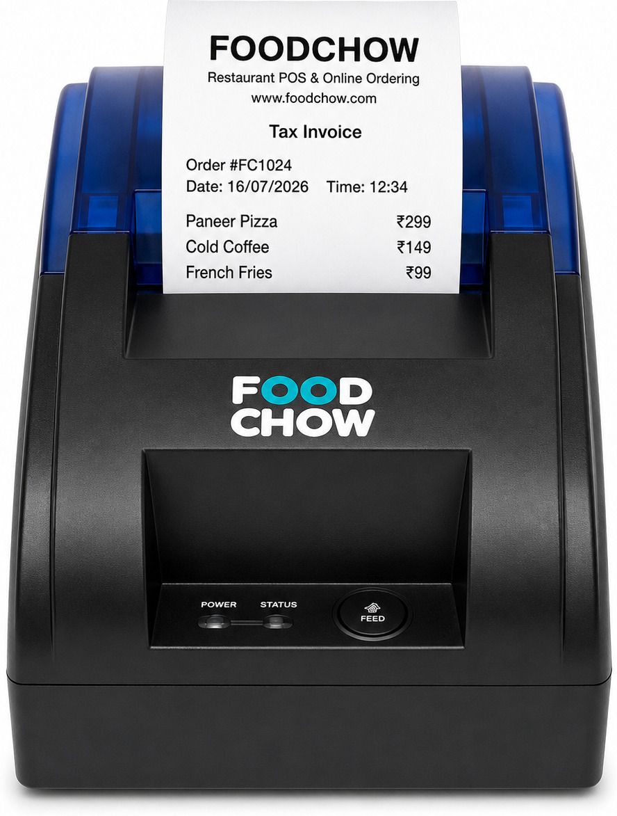 FoodChow 58mm USB + Bluetooth POS Billing Machine for Shops, Restaurants & Retail Shop Thermal Receipt Printer-image-11