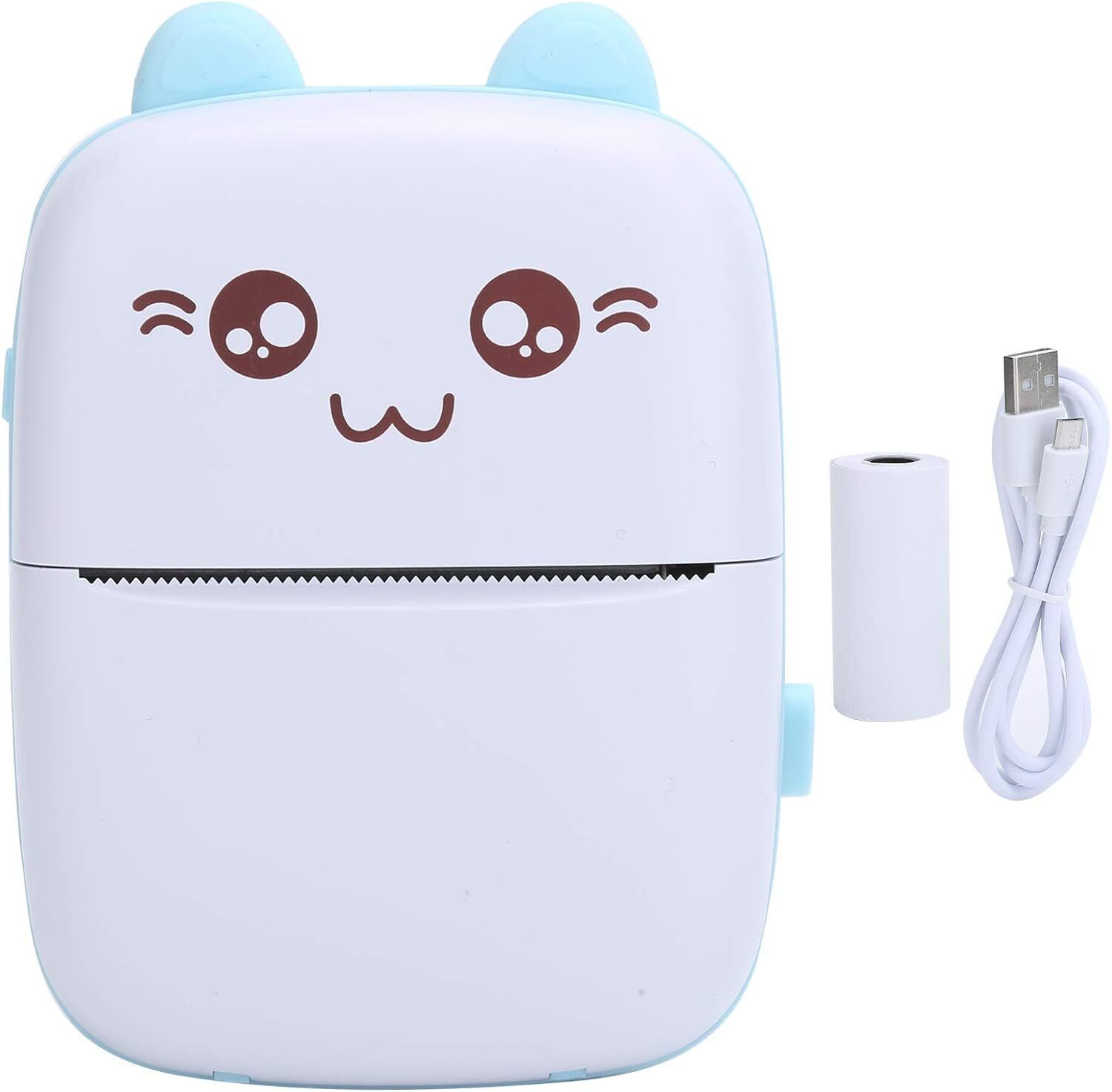 RHONNIUM Pocket Printer Portable Thermal Printing Machine Bluetooth Mini Picture Lable Thermal Receipt Printer