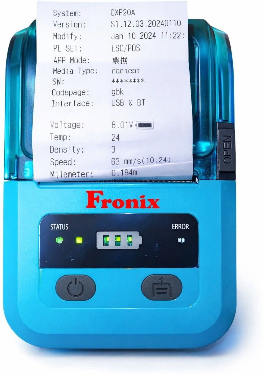 FRONIXINNOVATION Thermal Receipt Printer, USB & Bluetooth Green – 2-Inch (58mm) | Thermal Receipt Printer