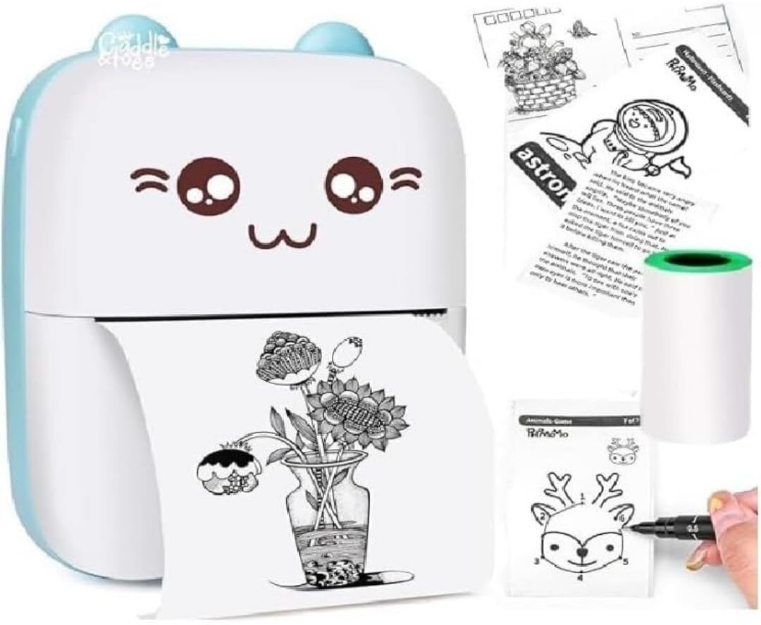 Shreesanmati Mini Portable Printer - Compact Wireless Thermal Printer for Home Portable Thermal Printer-picture-29