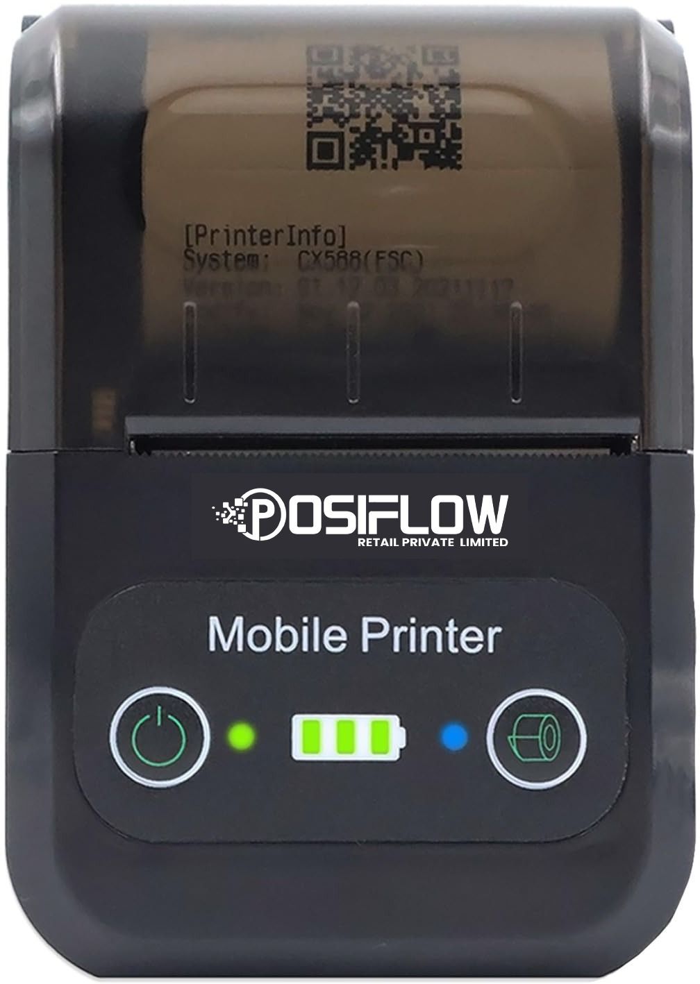 Posiflow 58mm Mini Portable Inkless Thermal Printer with All accesories Thermal Receipt Printer-image-28