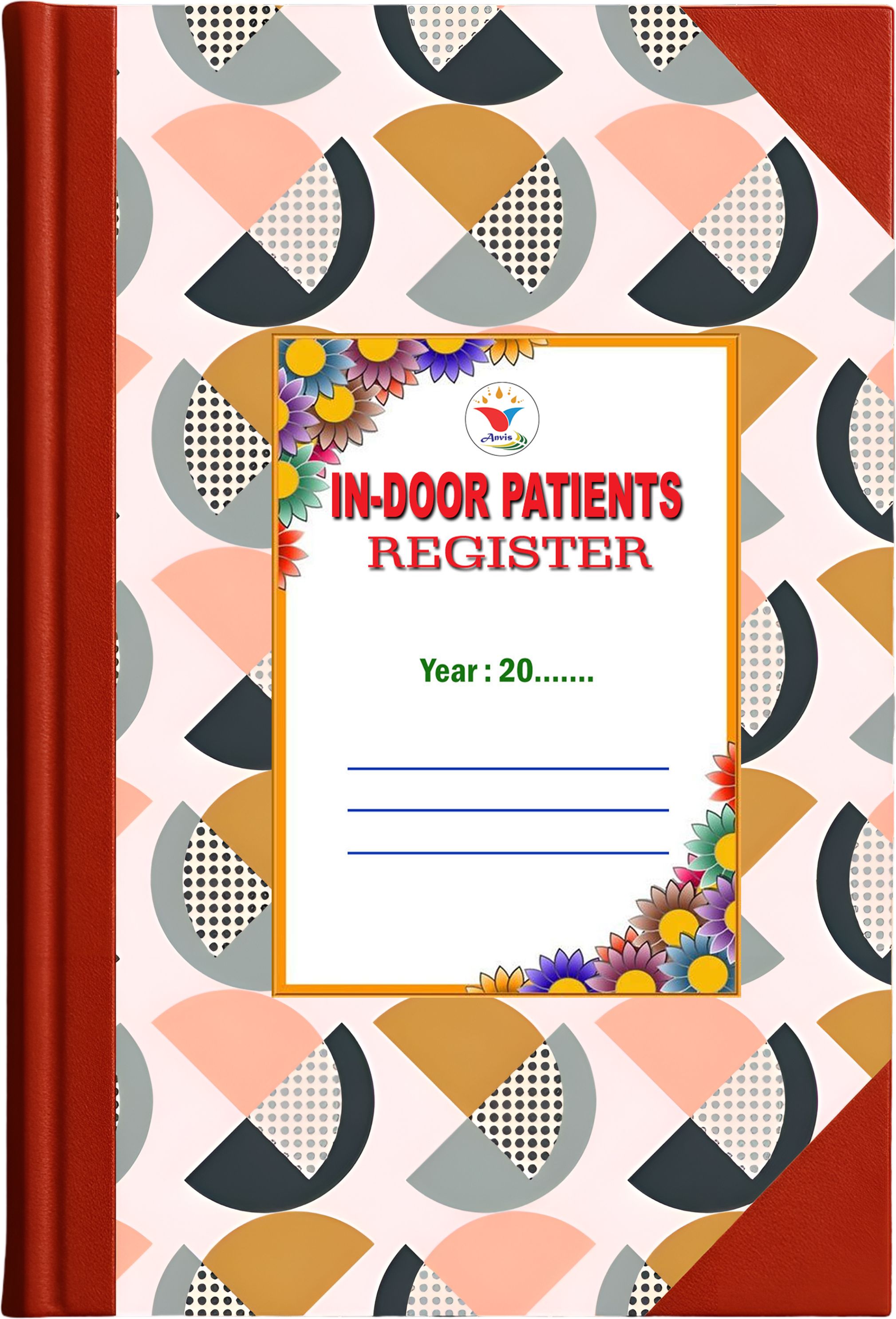 Hospital Indoor Patient Register | IPD Admission Register | 50 Sheets, 100 Pages 1-Part Record Keeping Book-image-29
