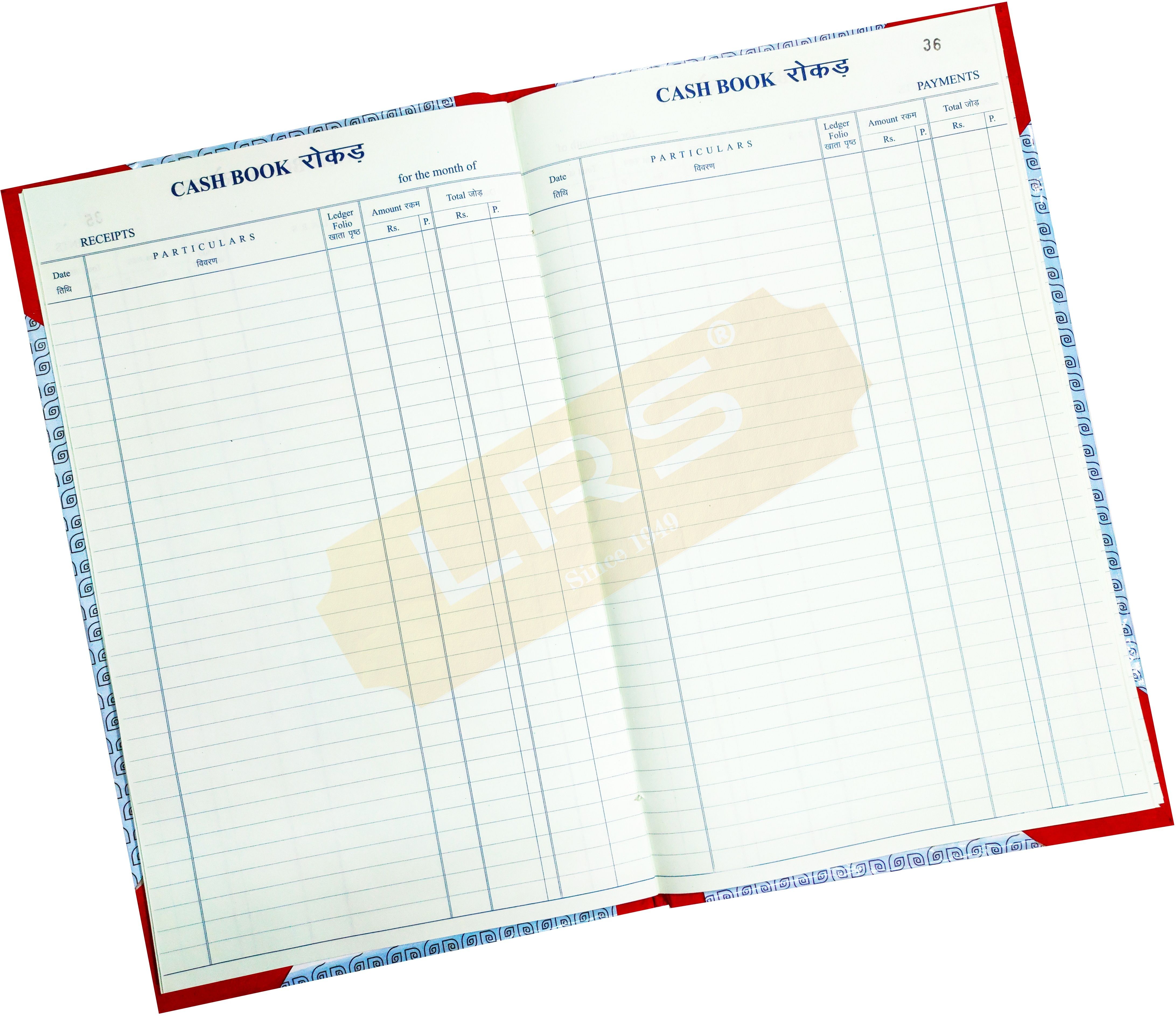 Cash Book - Hard Bound - 120 Pages - Pack of 1 Cash Book 120 Pages - Pack of 1 1-Part Cash Book-image-37