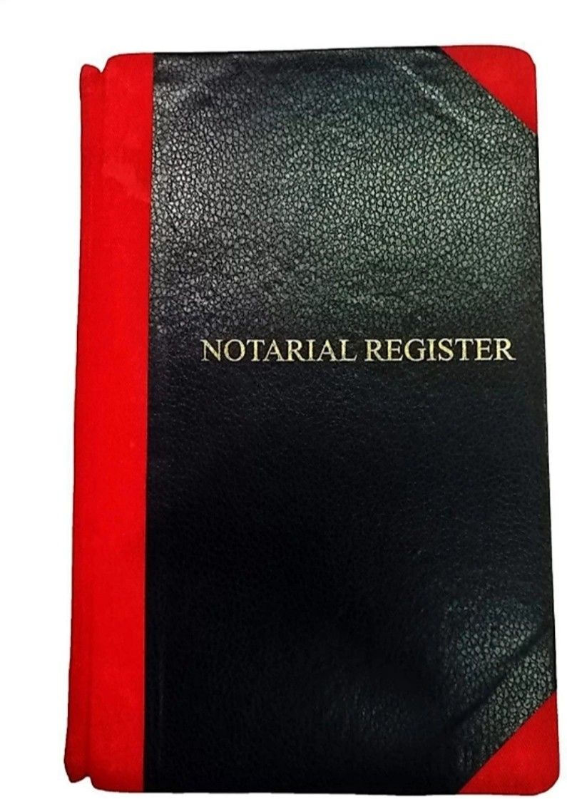 r k sales Notarial Register R K Notarial Register 100 PAGES, PACK OF 1 1-Part Hard Bound-picture-16