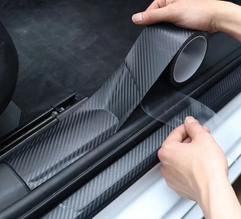 Self-Adhesive Protection Tape Without Dispenser Carbon Fiber Vinyl Protection Tape (Manual)-image-24