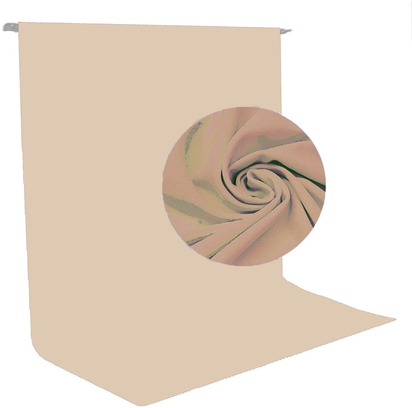 Hiffin Solid Beige 6X9FT Professional Backdrop for Background Translucent Reflector Umbrella-image-41