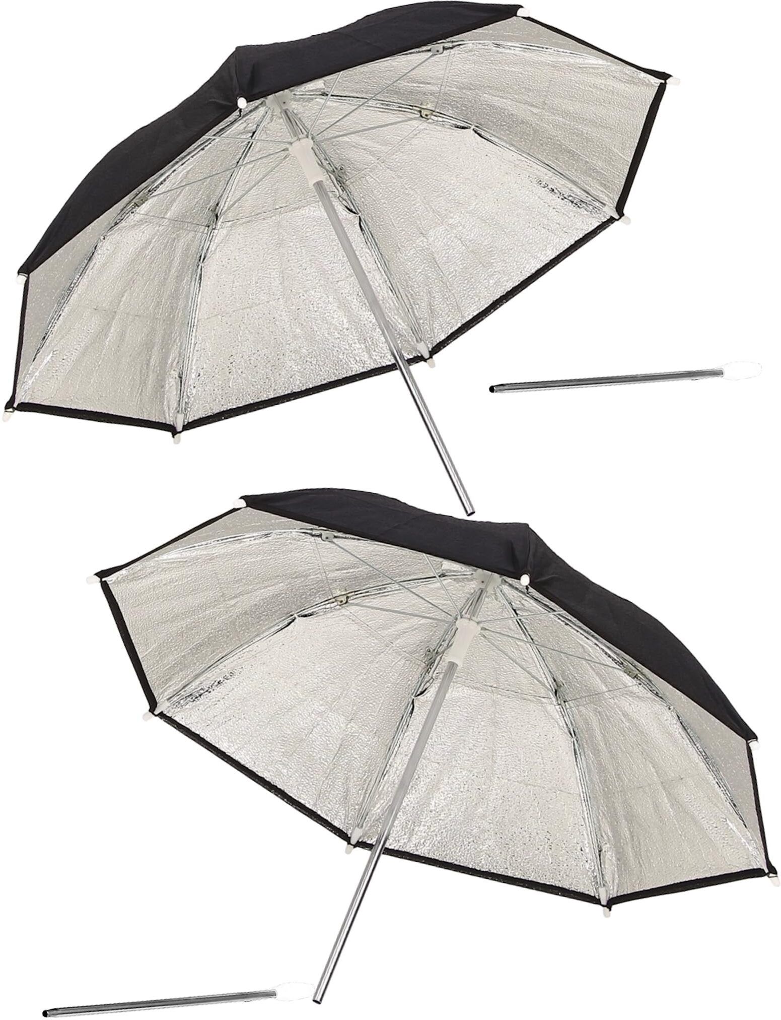 Prolite Studio Mini Umbrella Reflector Diffuser (Small Size) (Pack of 2) Black Reflector Umbrella-image-39