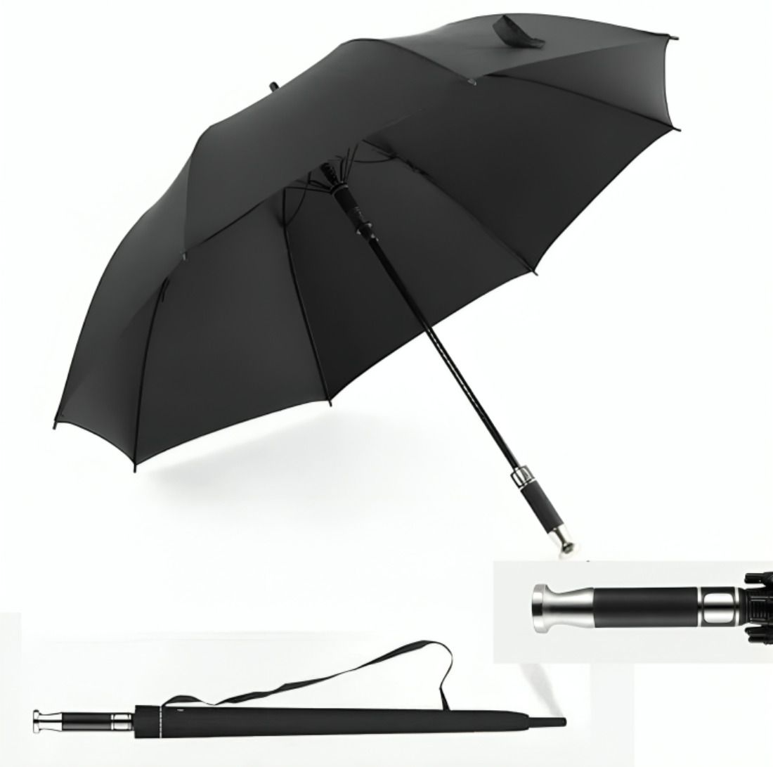 NIVKEZ Auto Open Extra Large Golf Umbrella Rain ,Wind Resistant With Sun UV Protection Translucent Reflector Umbrella